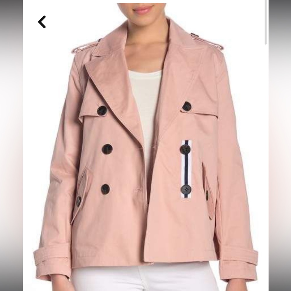 BCBGeneration Missy Short Double Breasted Trench